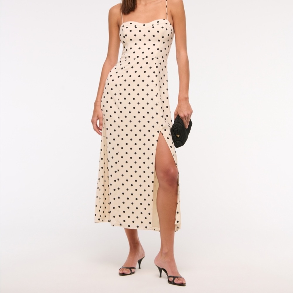 Abercrombie & Fitch Camille Dress Vanilla Dot